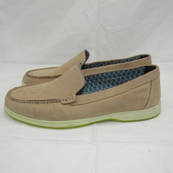 Steve Madden Loafers P-Cay Natural Nubuck Suede Leather in Cream Tan Sz 10 - Picture 7 of 13